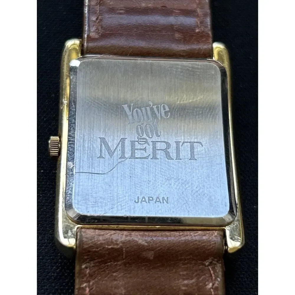 Vintage Merit Tank Style Women’s Quartz Watch